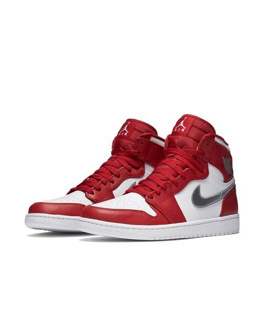 Nike Red Air 1 Retro High Shoes for men