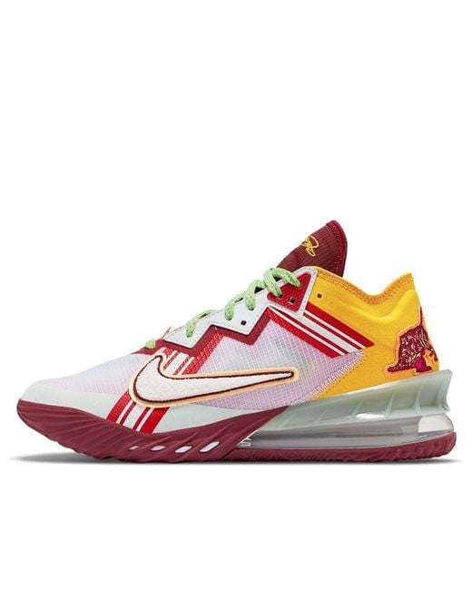 Nike Red Mimi Plange X Lebron 18 Low 'Higher Learning' for men
