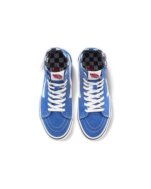 Vans Blue Sk8-Hi Tapered