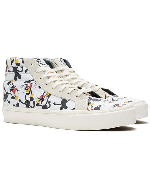 Vans White Sk8-Hi Disney X Geoff Mcfetridge for men