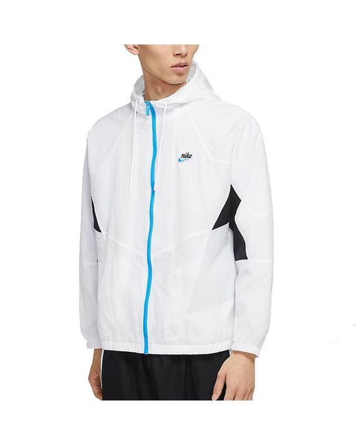 Nike Blue As Sportswear He Wr Jkt Jacket Wvn Sign for men