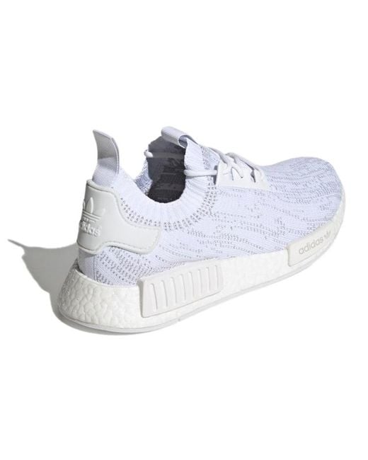 Adidas White Nmd_R1 Primeknit 'Cloud' for men