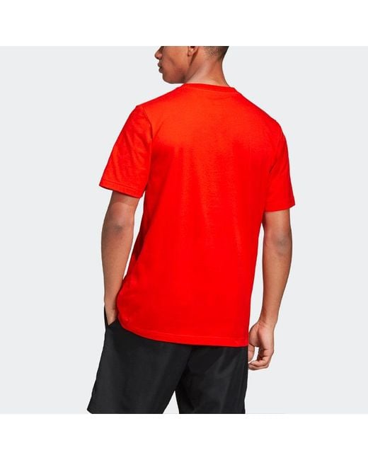 Adidas Red Sports Stylish Short Sleeve for men