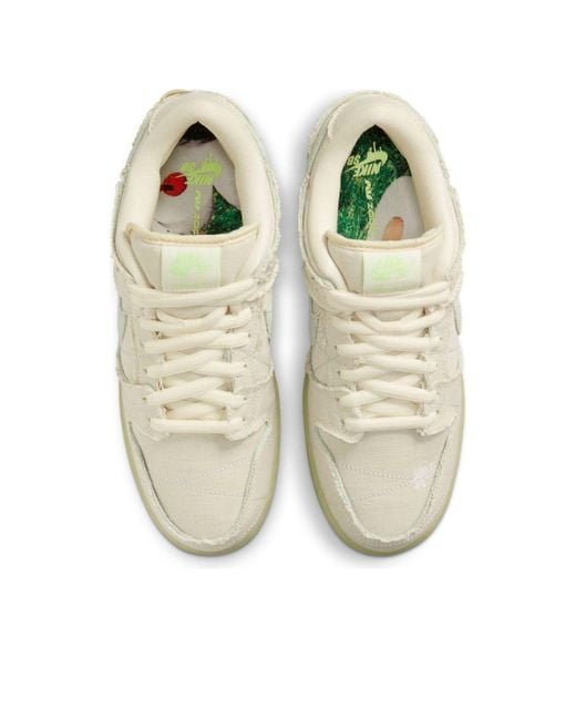 Nike White Sb Dunk Low 'Mummy' for men