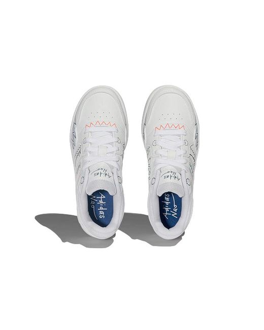 Adidas White (Wmns) Hoops 3.0 Shoes Muti-Color'
