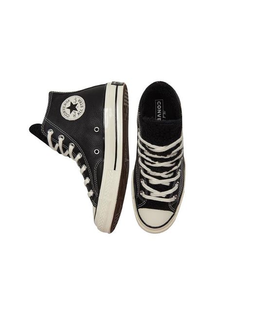 Converse Black Chuck 70 High 'Cozy Utility