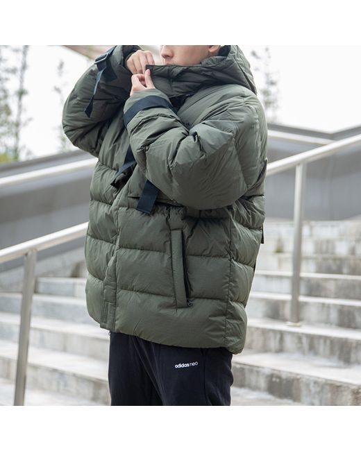 Adidas Green Originals Utility Duck Down Winter Jacket for men