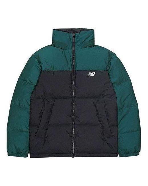 New Balance Green Classic Trend Two Sides Puffer Jacket