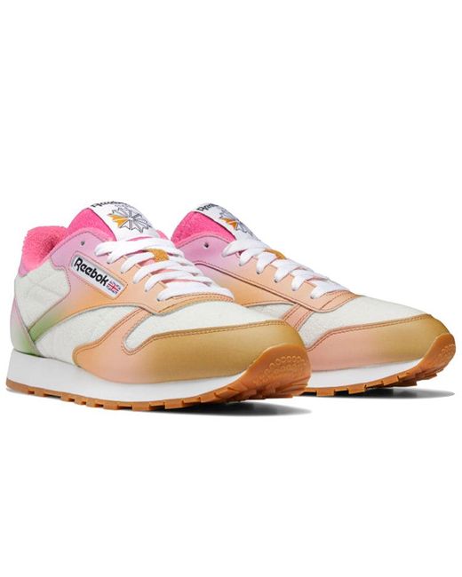 Reebok Pink Daniel Moon X Classic Leather 'Atomic Radiant Ochre'