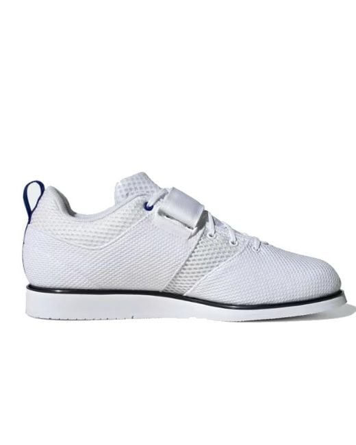 Adidas White Powerlift 5 for men