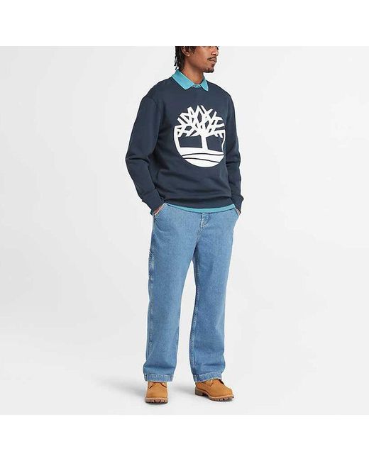 Timberland Blue Tree Logo Sweater for men