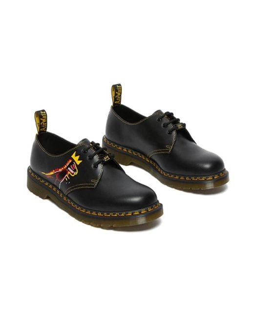 Dr. Martens Black Jean-Michel Basquiat X 1461 'Pez Dispenser' for men