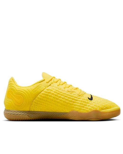 Nike Yellow React Gato Indoor Court Low-top Football Shoes for men
