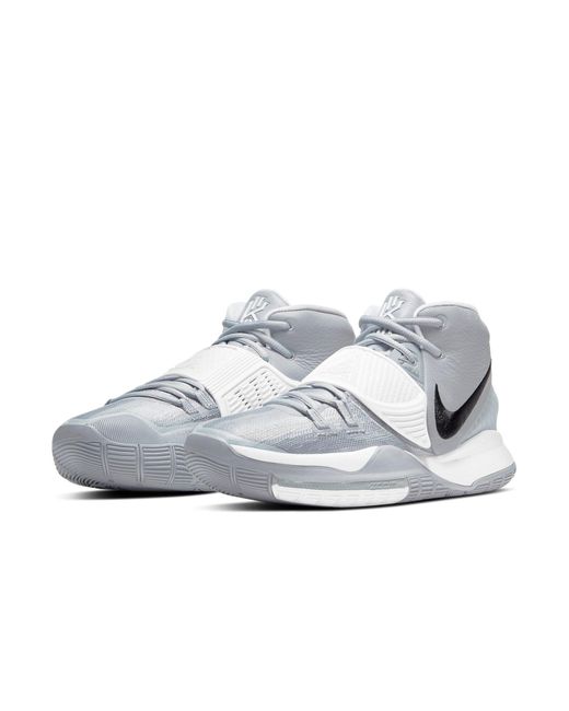 Nike Gray Kyrie 6 Team 'Wolf' for men