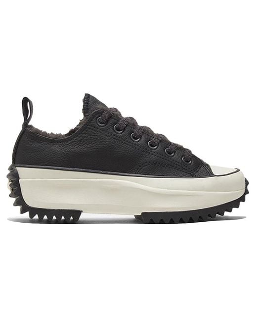 Converse Black Run Star Hike Low 'Cozy Club for men