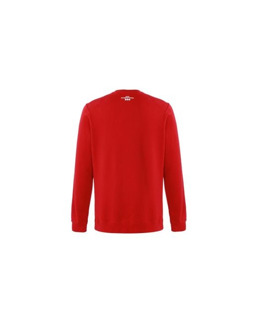 Nike Red Logo Casual Sports Round Neck Pullover for men