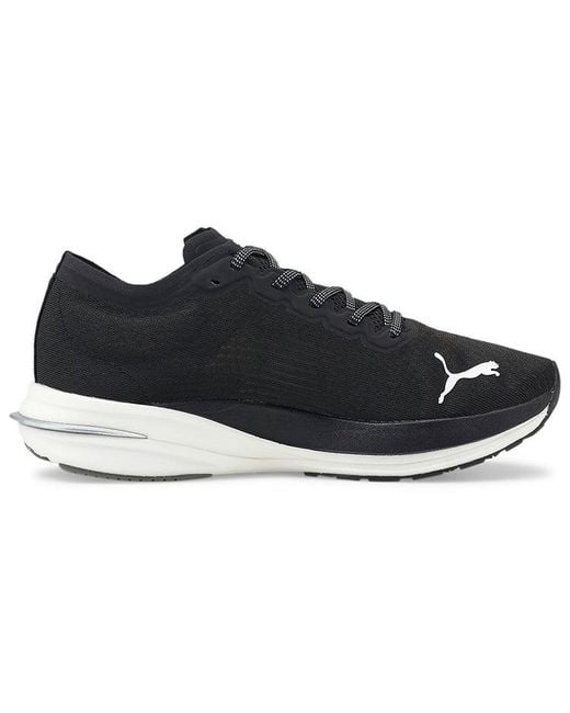 PUMA Black Deviate Nitro Running Shoes Trainers