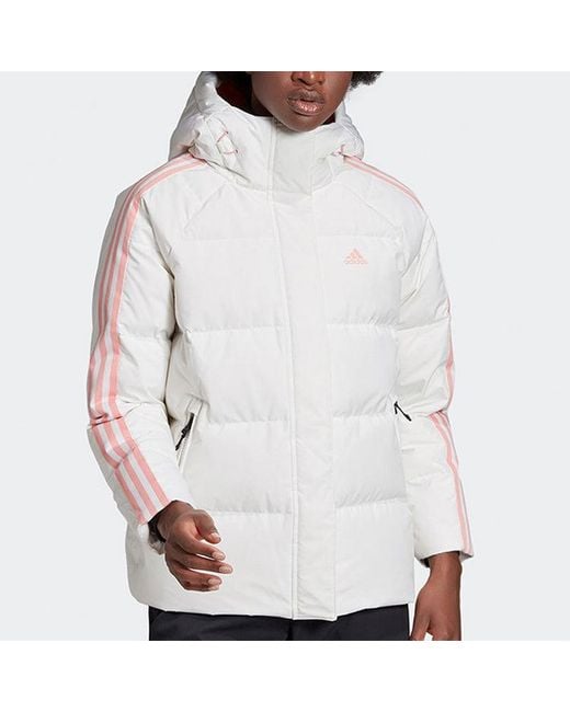 Adidas White (Wmns) Puff Down Jkt Sports Down Jacket