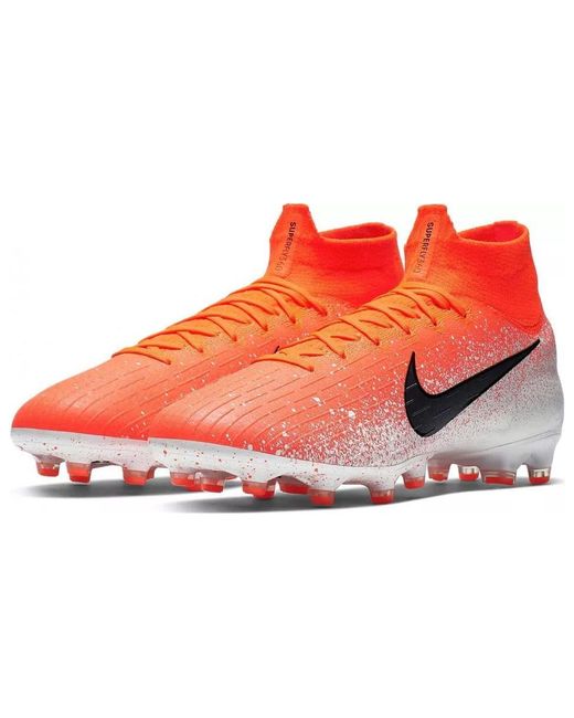 Nike Orange Mercurial Superfly 6 Elite Ag Pro for men