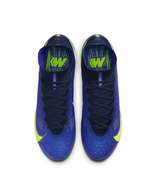 Nike Blue Mercurial Superfly 8 Elite Fg 'Recharge Pack' for men