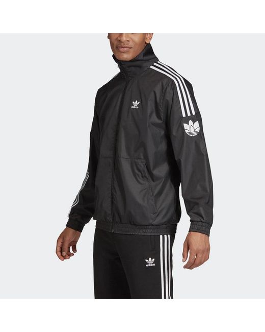 Adidas Black Casual Loose Training Sports Running Jacket for men