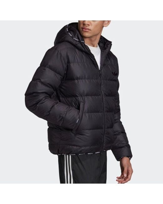 Adidas Gray Originals Reversible Down Jacket for men