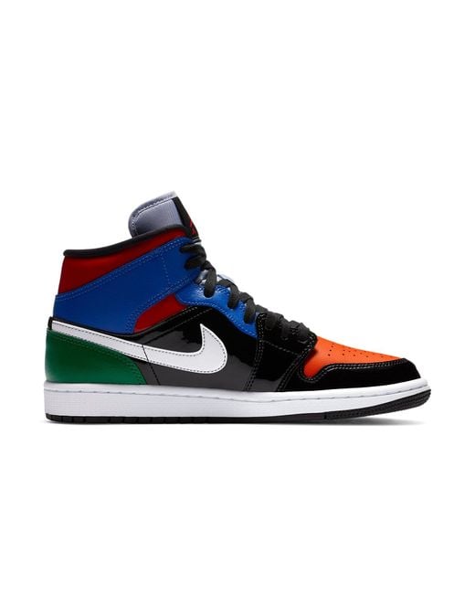 Nike Blue (Wmns) 1 Mid Se 'Multi Patent'