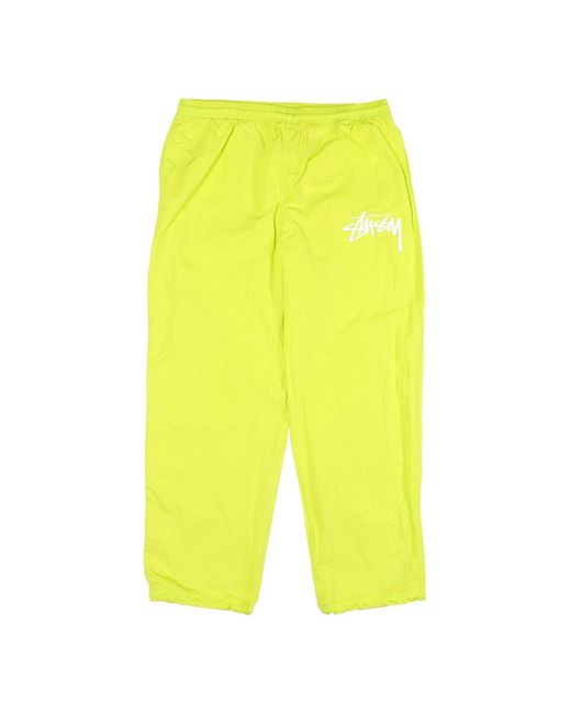 Stussy Yellow X Nike Beach Pants for men