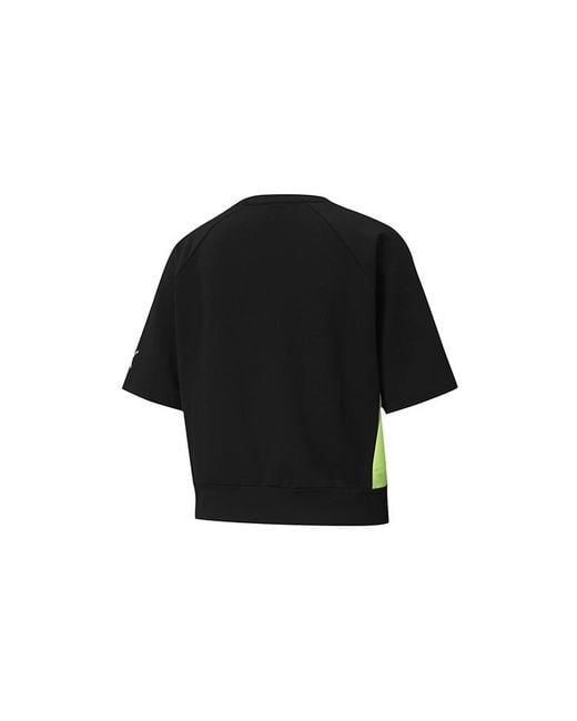 PUMA Black (Wmns) Morden Sports Short Sleeve