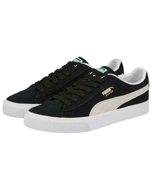 PUMA Black Suede Classic Sneakers for men