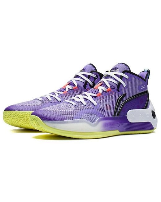 Li-ning Purple Yushuai 16 Mid for men