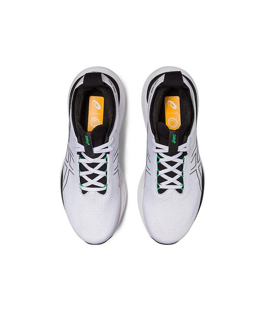 Asics White Gel-nimbus 25 Running for men