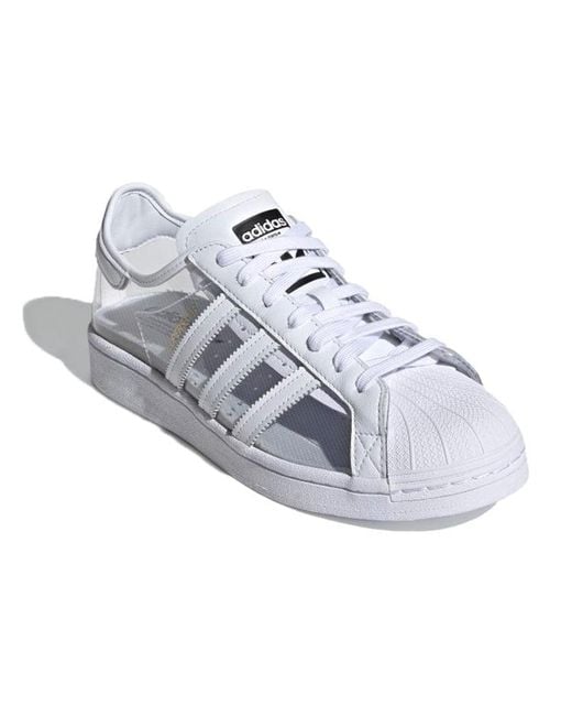 Adidas White Superstar 'Transparent' for men