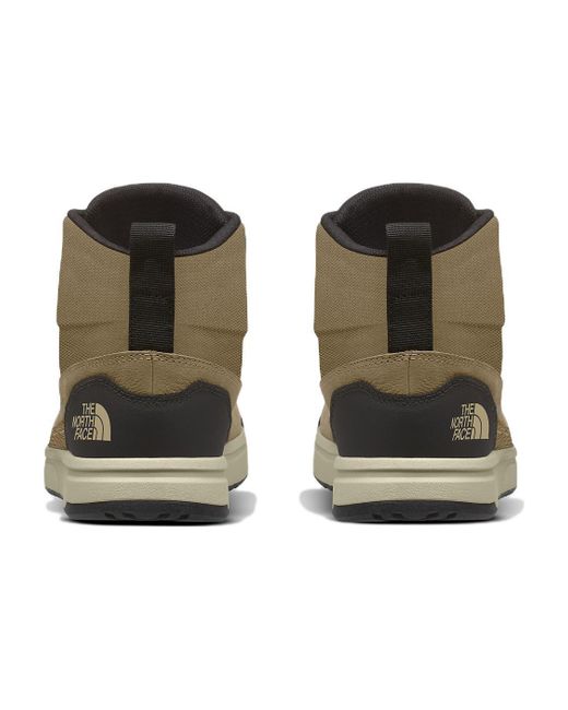 The North Face Brown Larimer Mid Waterproof Boots 'Kelp Tnf' for men