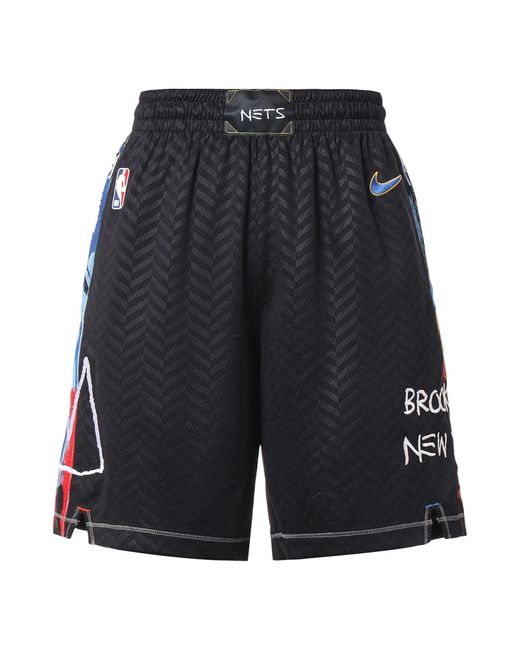Nike Black Short Brooklyn Nets City Edition 2020 for men