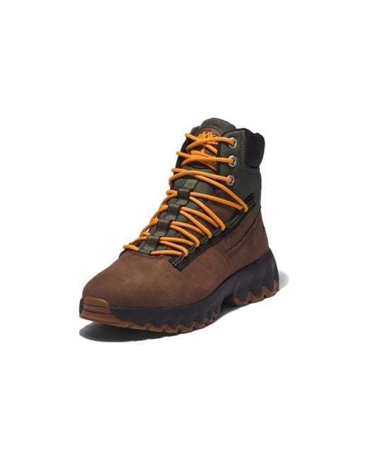 Timberland Brown Edge Waterproof Boots 'Dark Nubuck' for men
