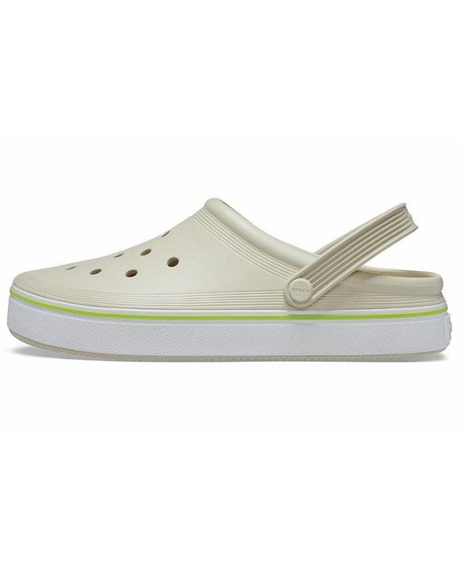 CROCSTM White Crocband Clean Clog for men