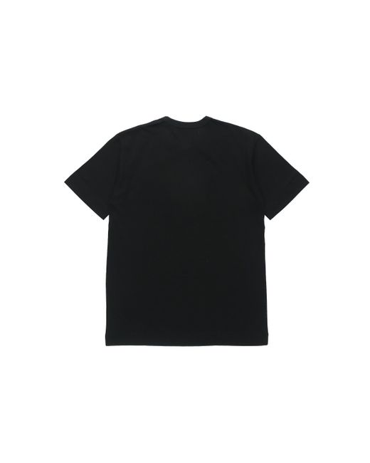 COMME DES GARÇONS PLAY Black Heart-Logo Cotton-Jersey T-Shirt for men