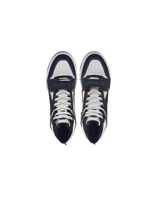 Li-ning Blue Badfive Rookie High for men