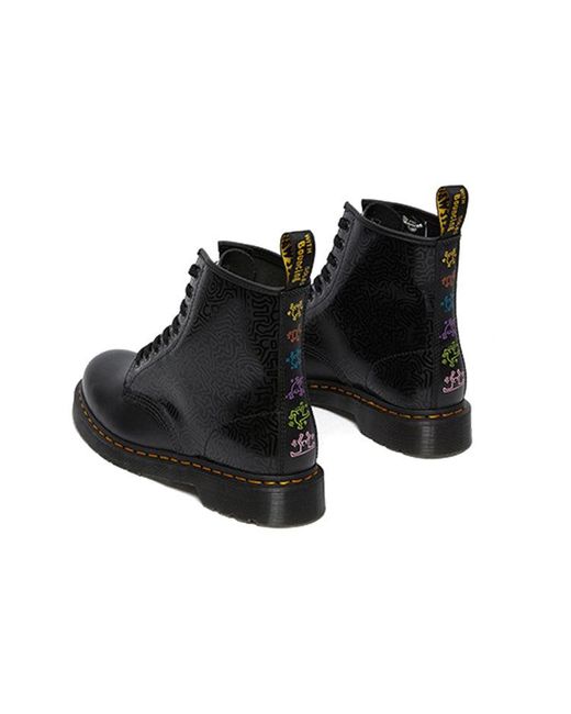 Dr. Martens Black Keith Haring X 1460 for men