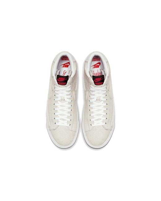 Nike White Stranger Things X Blazer Mid Qs 'Upside Down' for men