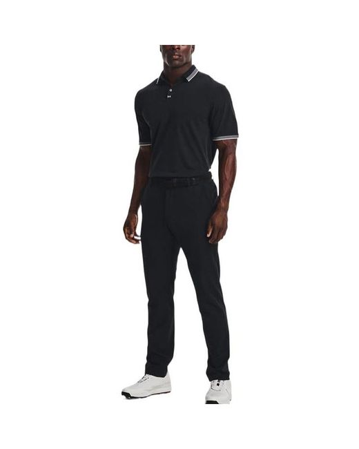 Under Armour Black Ace Golf Polo Shirt for men