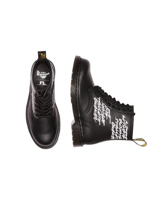 Dr. Martens Black Futura Laboratories X 1460 'Embroidered' for men