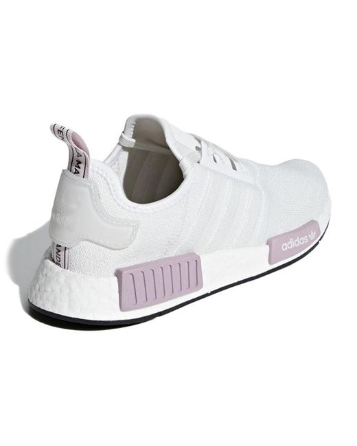 Adidas White (Wmns) Nmd_R1 Orchid'
