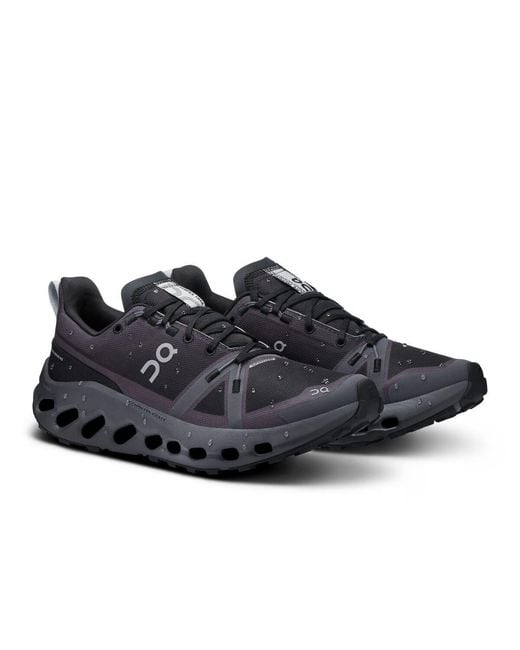 On Shoes Blue Cloudsurfer Trail Waterproof Eclipse'
