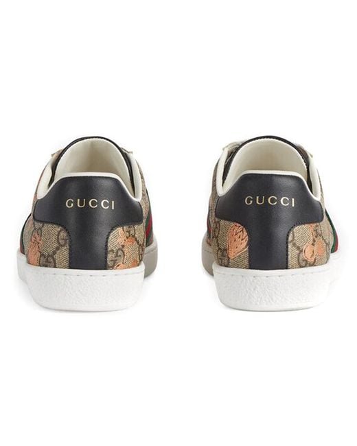 Gucci Brown (Wmns) Ace Gg Supreme 'Berry Print'