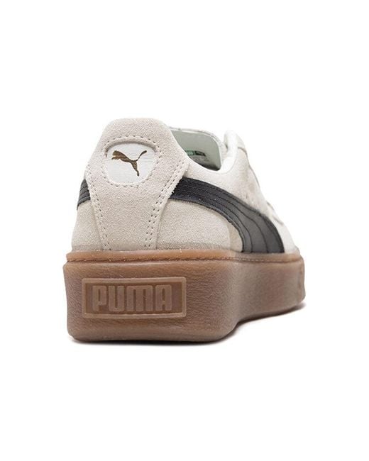 PUMA White (Wmns) Suede Platform Core 'Whisper'