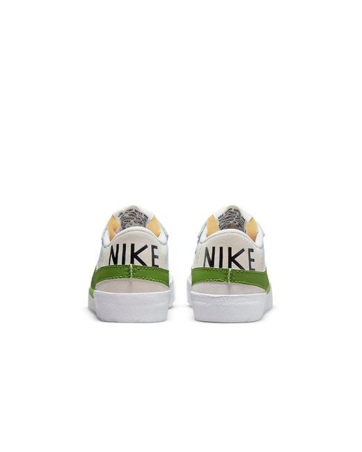 Nike White Blazer Low '77 Jumbo Chlorophyll' for men