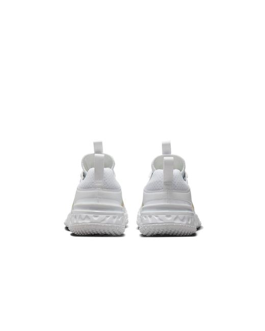 Nike White Huarache 9 Elite Tf Lax Lacrosse Shoes for men