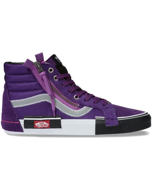 Vans Purple Sk8-Hi Reissue Cap for men